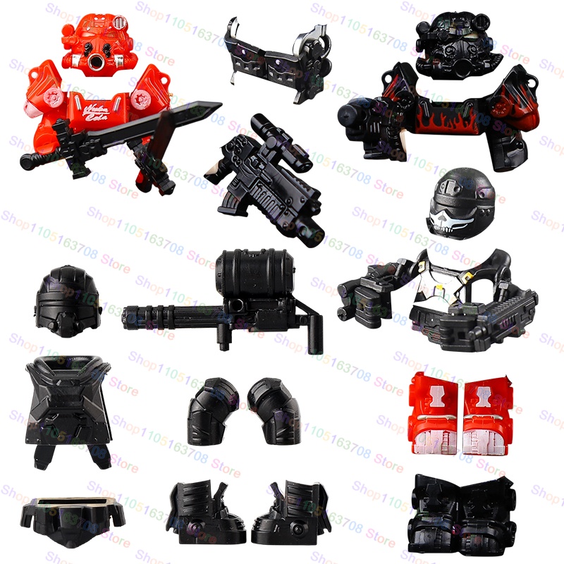 Renewable Energy Lego - Anime Game Military Warriors Mecha Characters