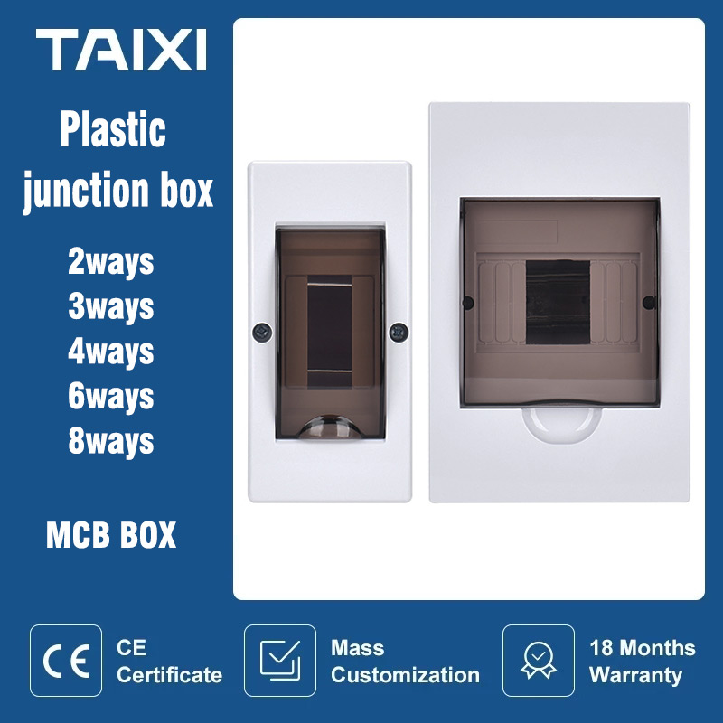 Cable Gland Waterproof - Electrical Distribution Box 2/4/6/8 Ways Circuit