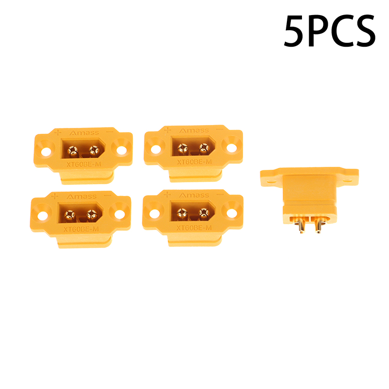 Cable Gland Waterproof - 5pcs Black Yellow XT60BE-M Male Bullet