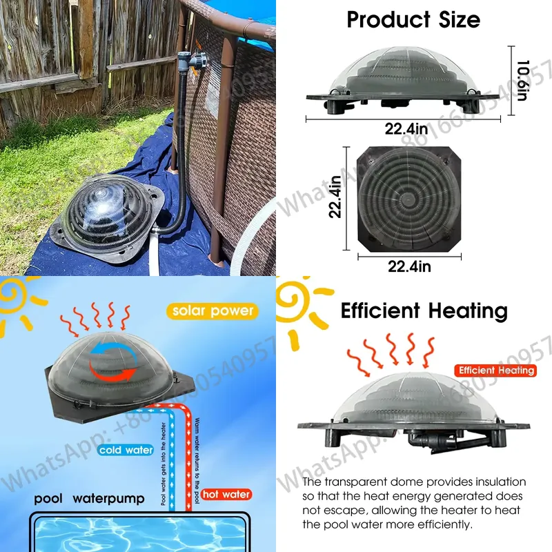 Solar Pump Controller - Portable Pool Solar Heating System Pool