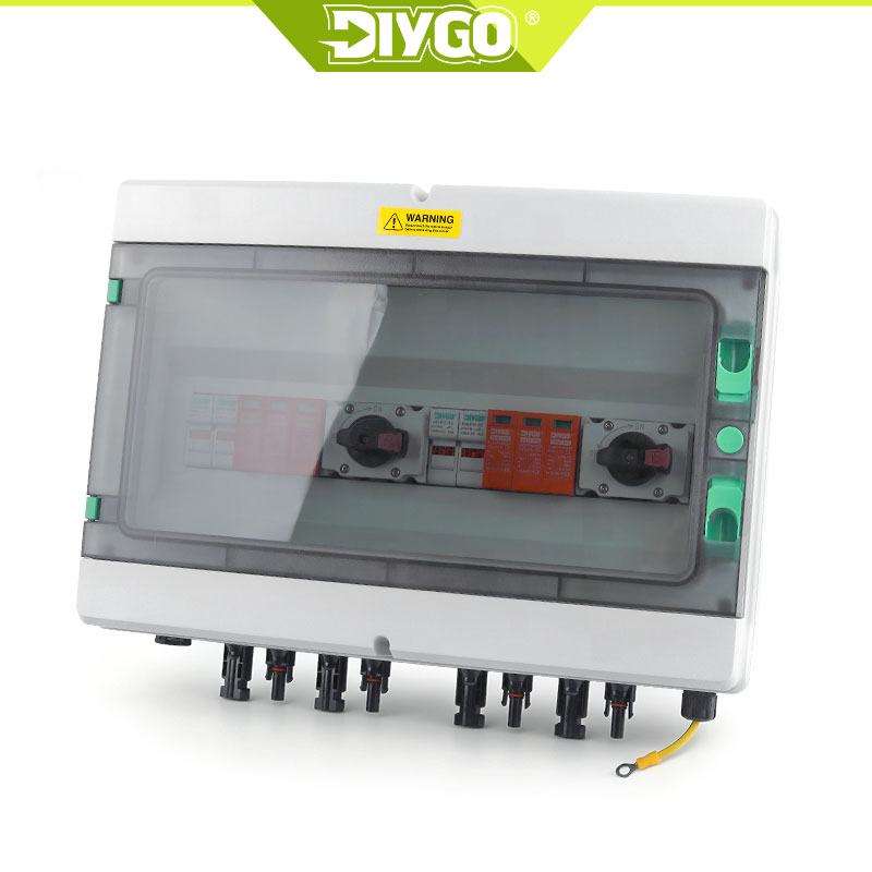 Solar Combiner Box - DIY GO Solar Photovoltaic 2 Input