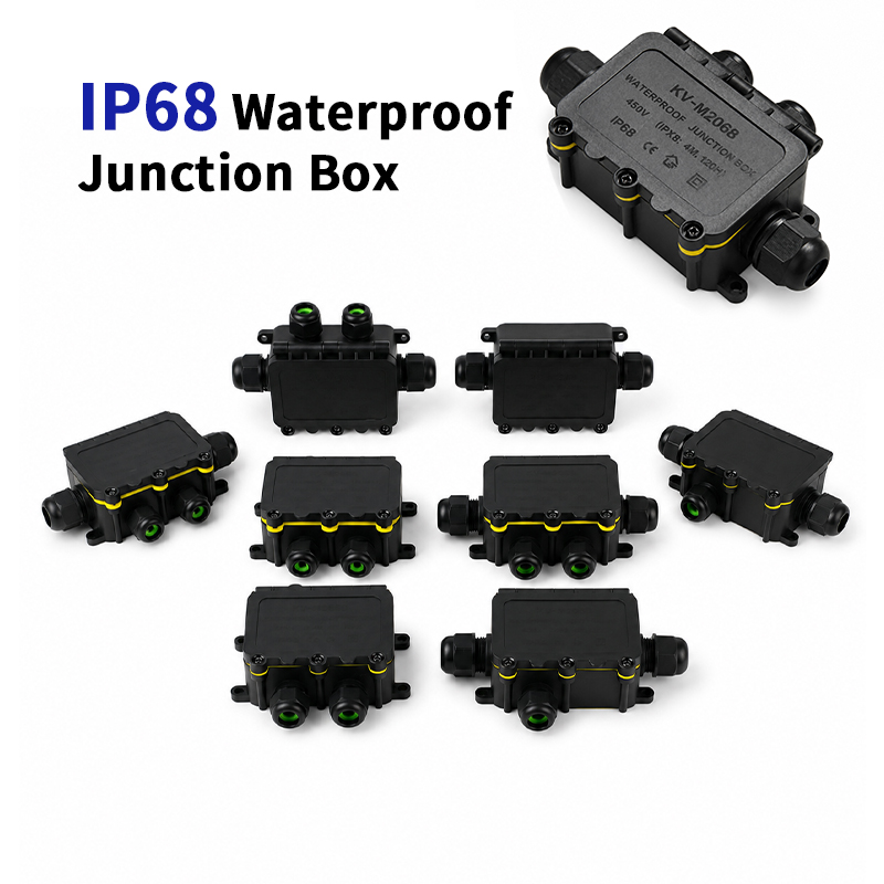 Cable Gland Waterproof - IP68 Waterproof Junction Box 2-8 Way