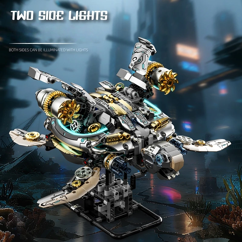 Mechanical Sea turtle Building - Renewable Energy Lego review and price