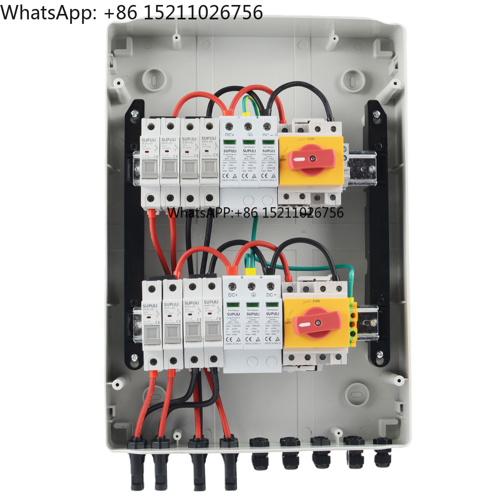 IP65 4 in 2 OUT 4 Strings 25A  - Solar Combiner Box review and price
