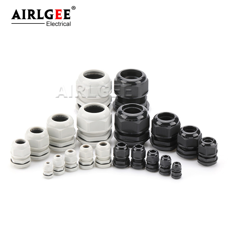 10Pcs White Black Nylon Plasti - Cable Gland Waterproof review and price