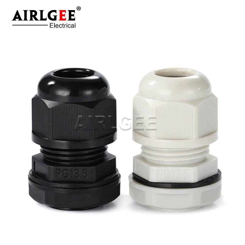 10Pcs White Black Nylon Plasti - Cable Gland Waterproof review and price