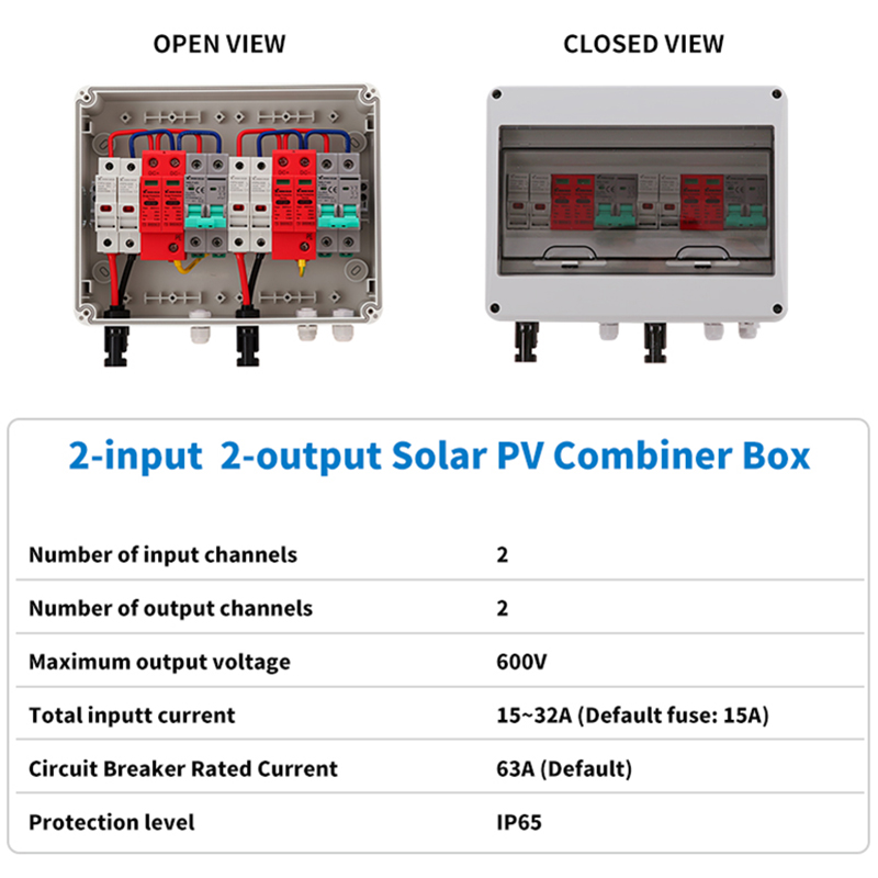 Full Copper Wire PV Combiner B - Solar Combiner Box review and price